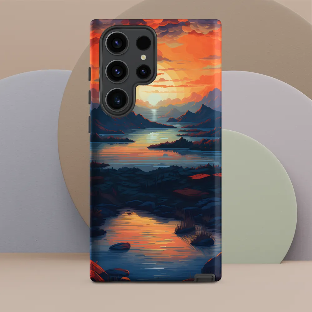 Ethereal Evening: A Digital Dusk