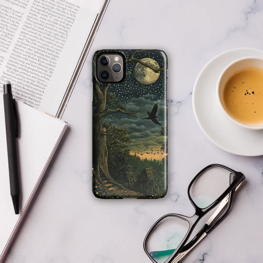 Mystical Nightscape Under the Full Moon | Phone Case |  11 Pro Max | Snap Case | Glossy