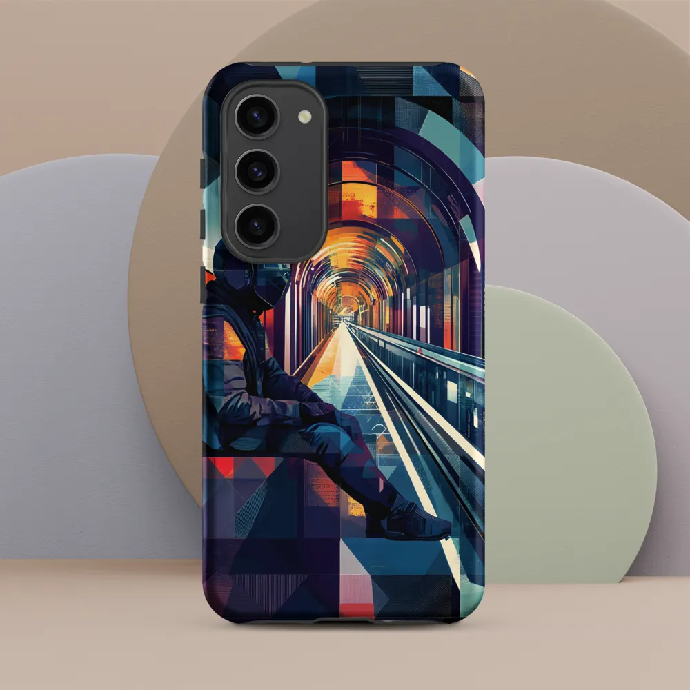 Reflections in a Futuristic Tunnel