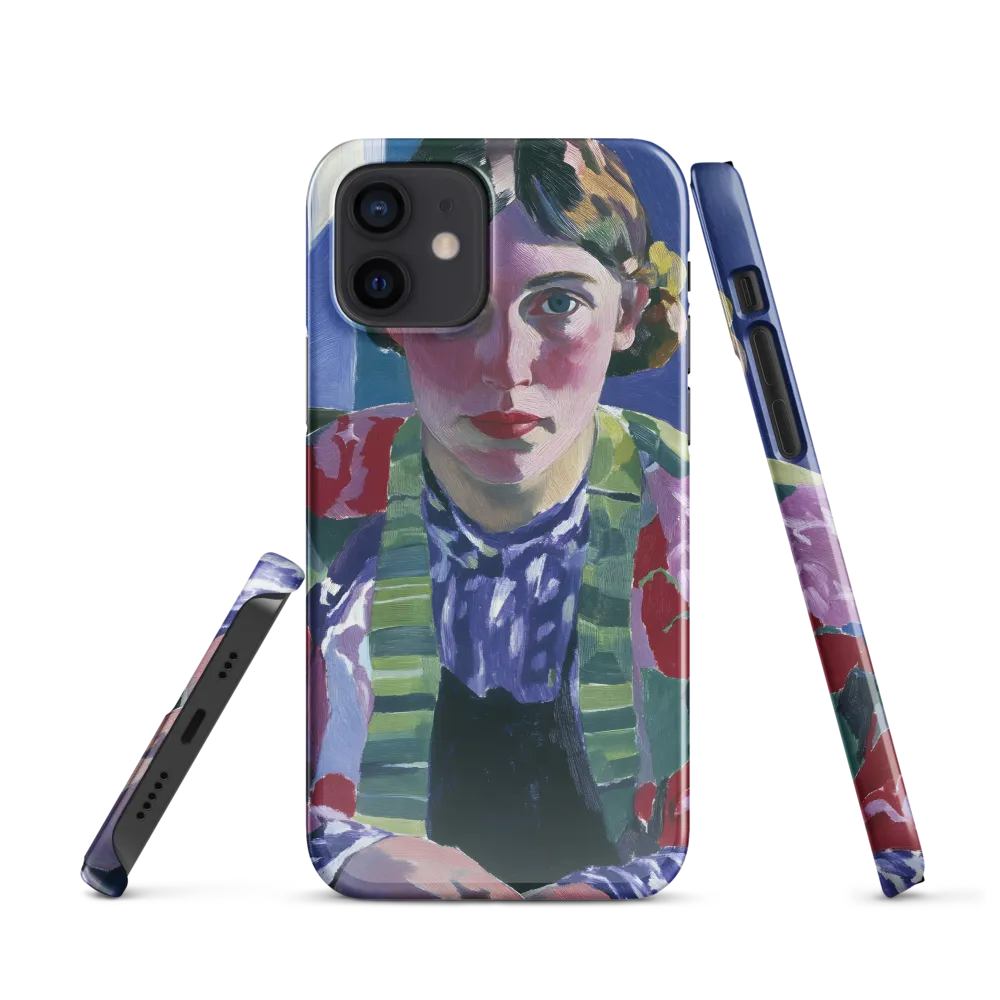 Vibrant Gaze: A Modernist Portrait