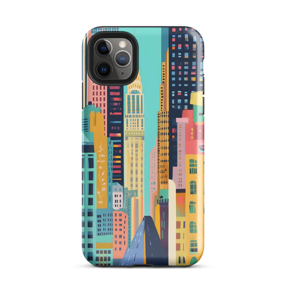 Vibrant Cityscape: A Modern Urban Journey | Phone Case |  11 Pro Max | Tough Case | Glossy