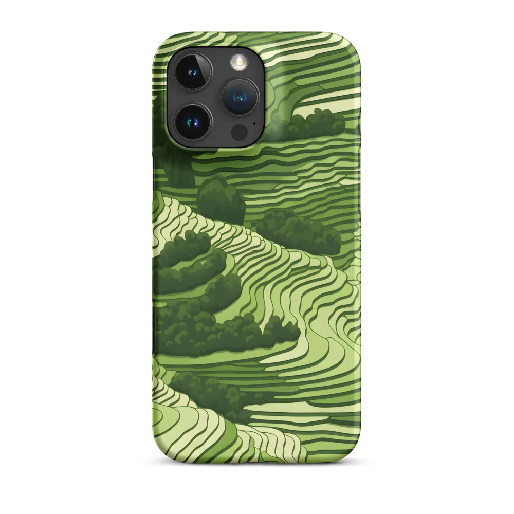 Waves of Green: An Abstract Landscape