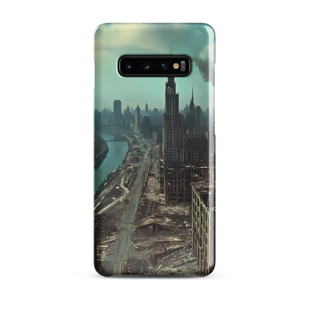 Urban Ruins: A Futuristic Reflection | Phone Case |  S10 Plus | Snap Case | Glossy