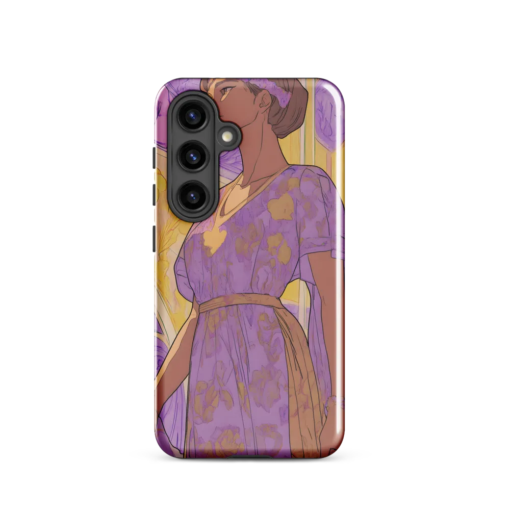 Elegance in Floral Harmony | Phone Case |  S24 | Tough Case | Glossy