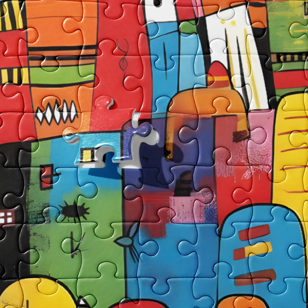Chromatic City 
 Jigsaw Puzzle