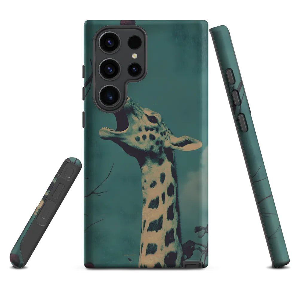 Whispers of the Tall: A Surreal Giraffe Encounter
