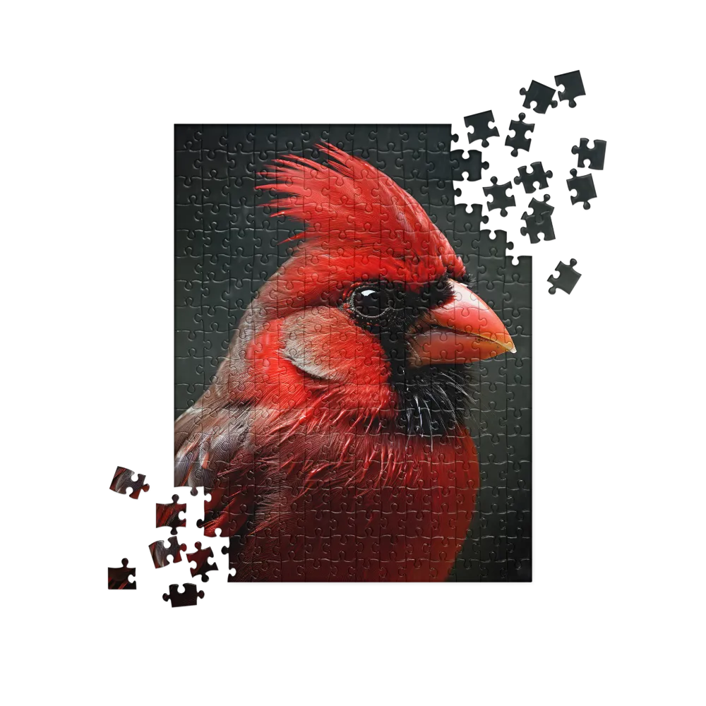 The Bold Cardinal | Jigsaw Puzzle | 252 pieces