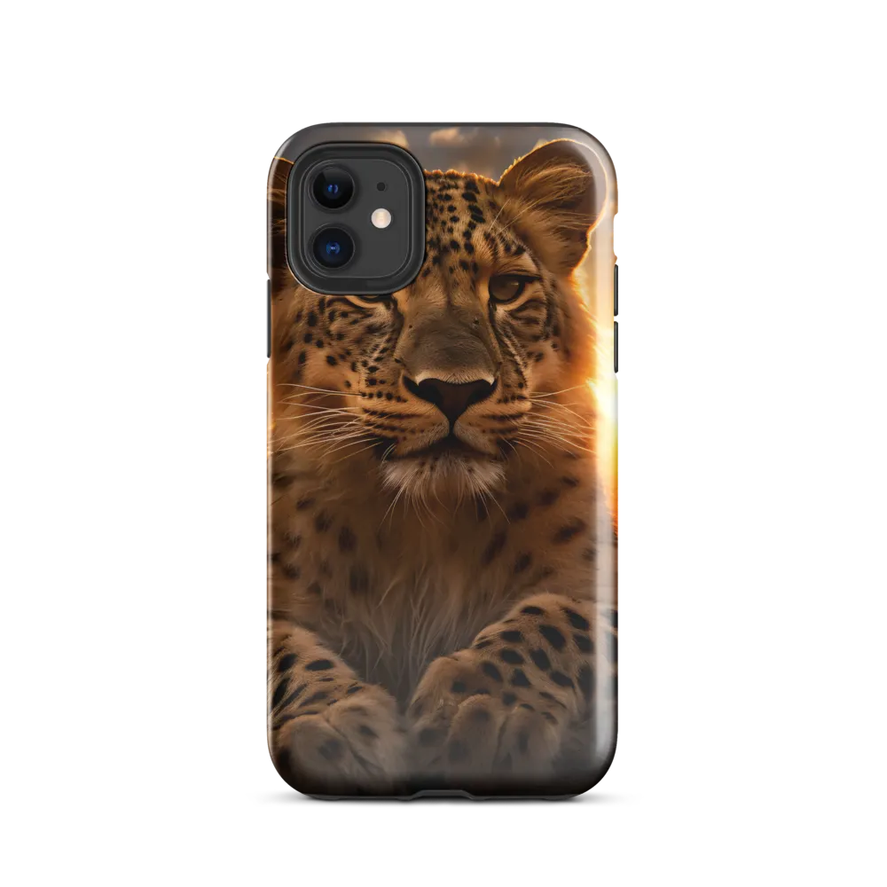 Regal Presence: The Leopard at Sunset