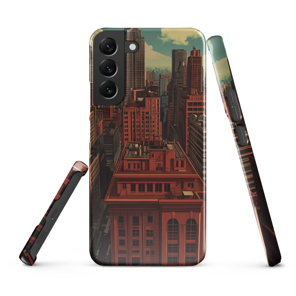 Urban Reverie: A Journey Through the City | Phone Case |  S22 Plus | Snap Case | Glossy