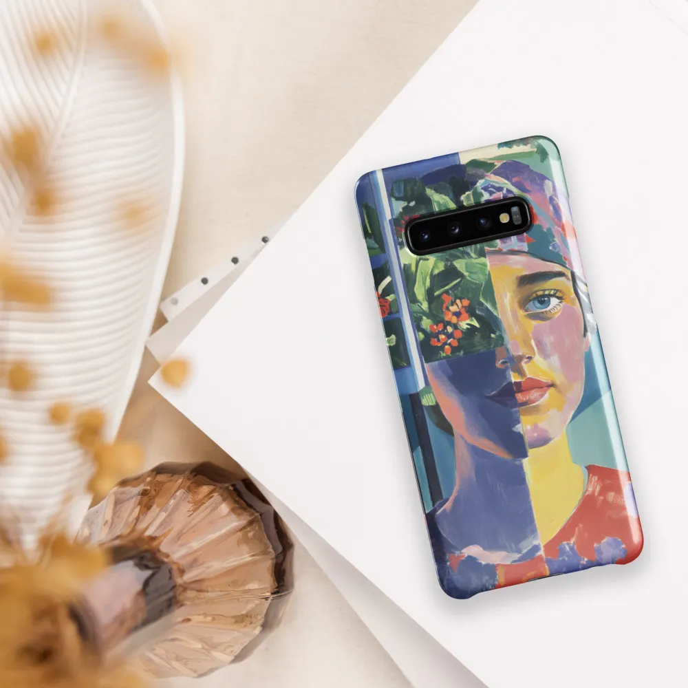 Nature's Reflection: A Portrait of Harmony | Phone Case |  S10 Plus | Snap Case | Glossy