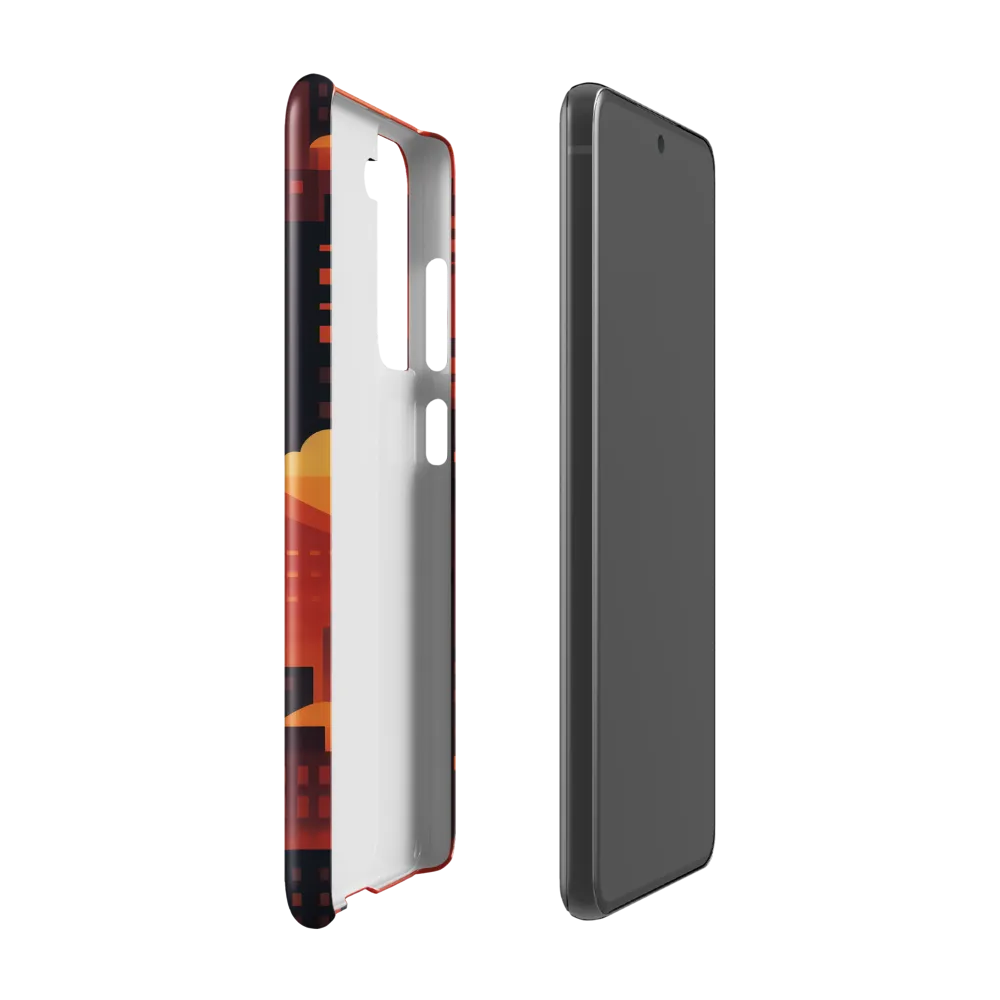 Radiance of the Urban Horizon | Phone Case |  S21 FE | Snap Case | Glossy
