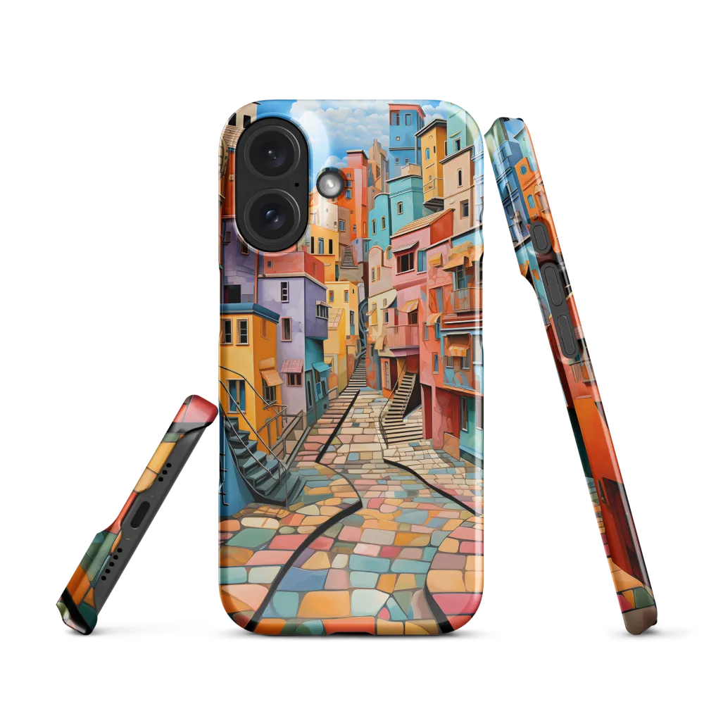 Vibrant Cityscape: A Kaleidoscope of Colors | Phone Case |  16 | Snap Case | Glossy