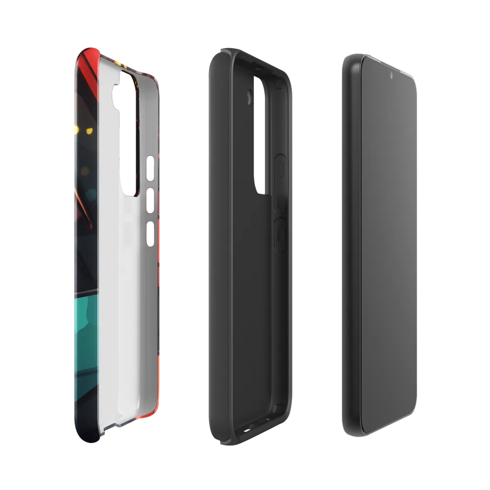 Illuminated Geometry | Phone Case |  S22 | Tough Case | Glossy