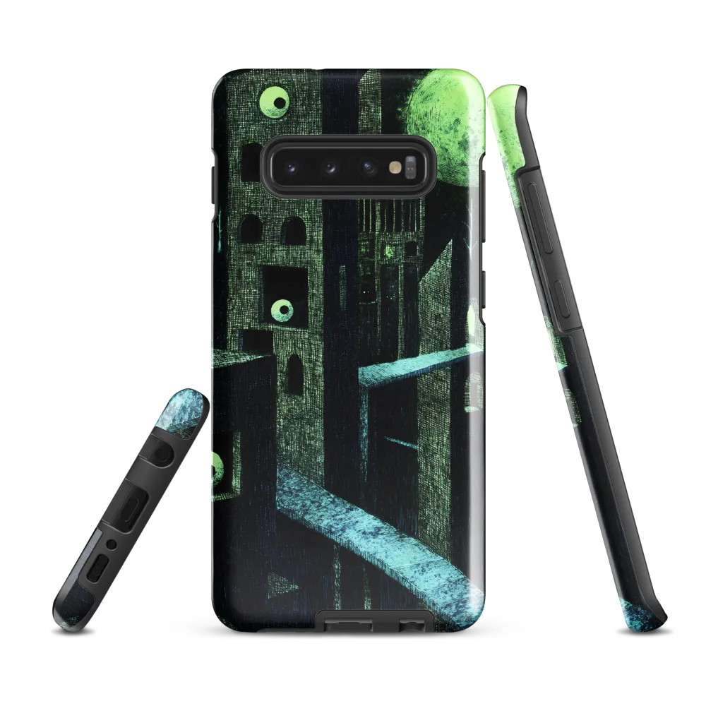 Eyes in the Shadows | Phone Case |  S10 Plus | Tough Case | Glossy