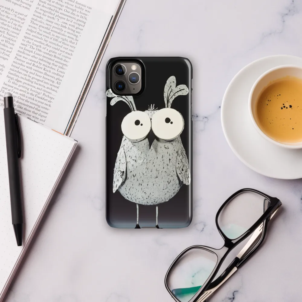 Whimsical Owl in Paper Cutout | Phone Case |  11 Pro Max | Snap Case | Glossy