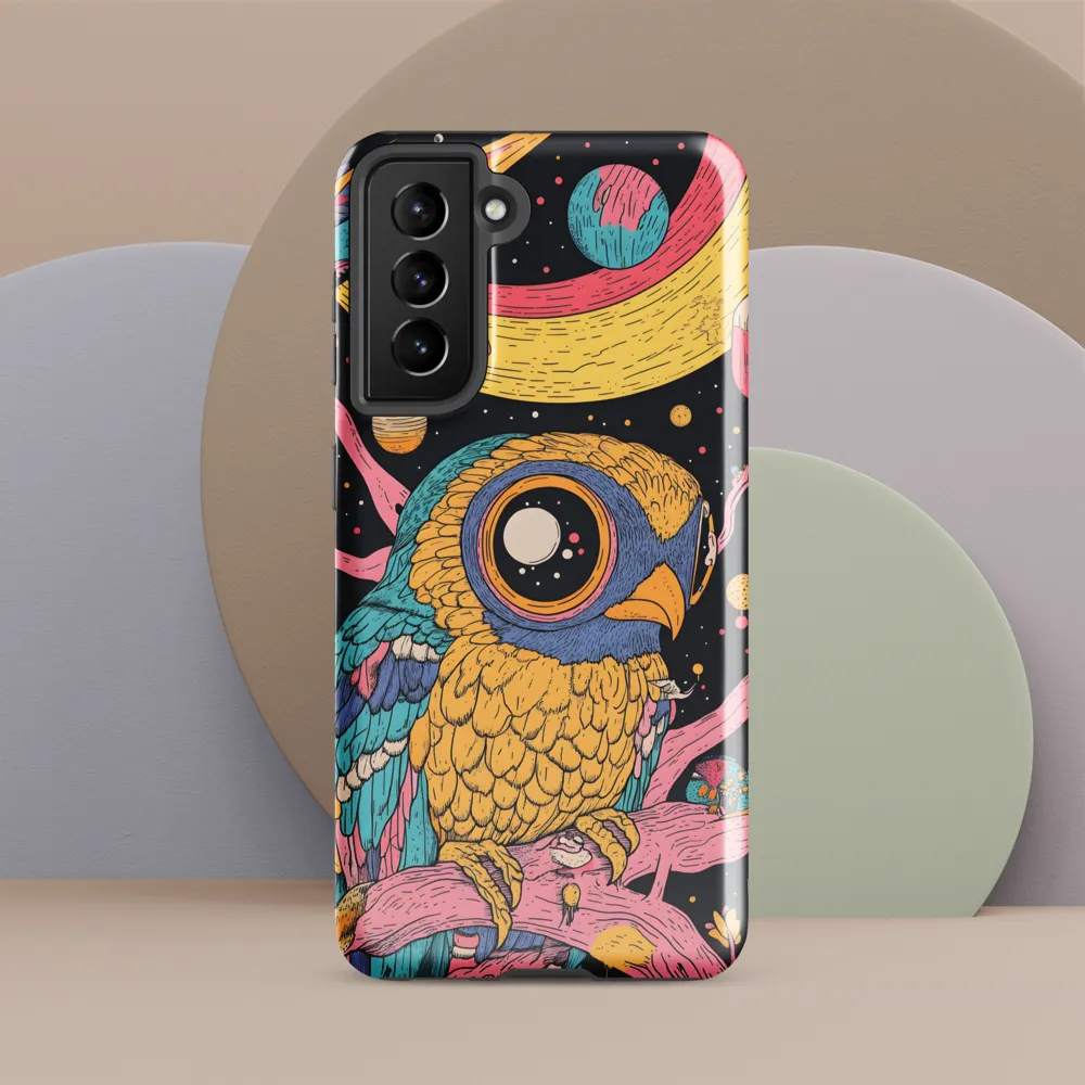 Whimsical Cosmic Owl