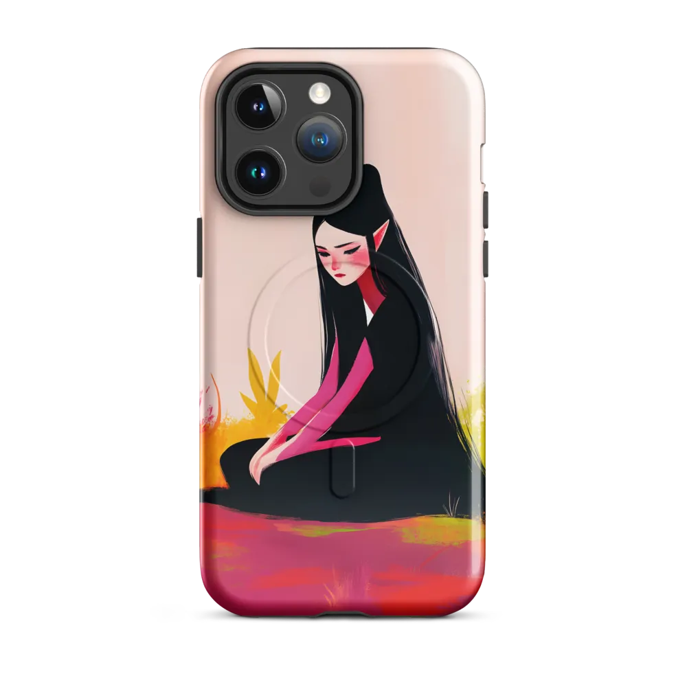 Whispers of Solitude | Phone Case |  14 Pro Max | MagSafe® Tough Case | Glossy