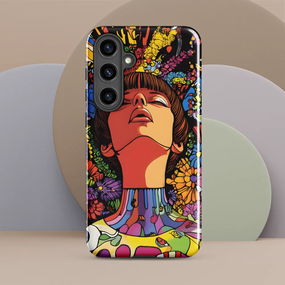 Vibrant Ecstasy: A Psychedelic Portrait