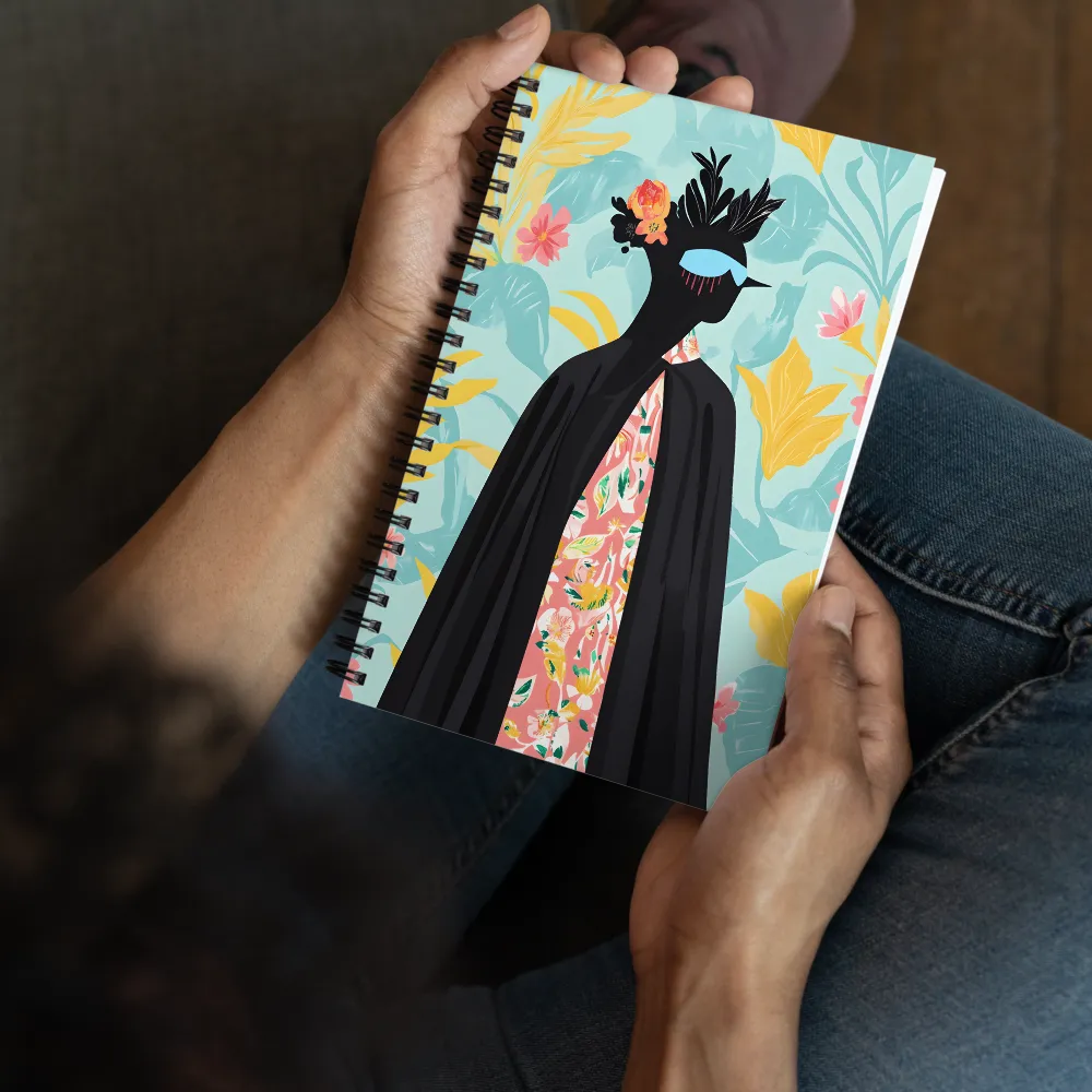 Mystique in Bloom | Spiral Notebook