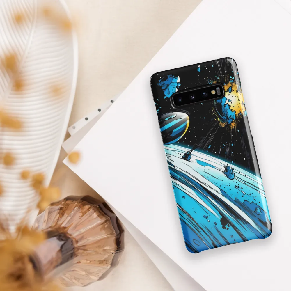 Cosmic Collision | Phone Case |  S10 Plus | Snap Case | Glossy