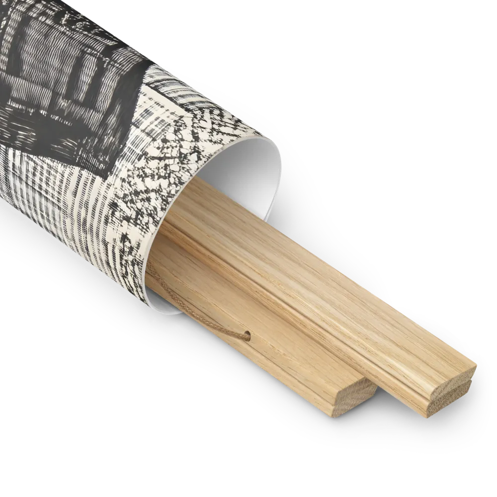Urban Reflections: A Shopping Narrative | Poster With Oak Wood Hanger | 16″×16″