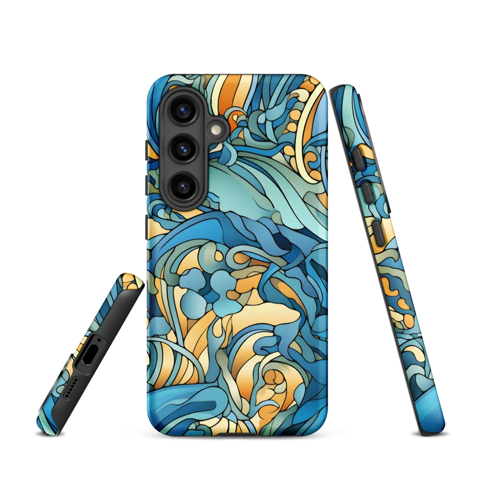 Dancing Waves of the Ocean | Phone Case |  S24 | Tough Case | Matte