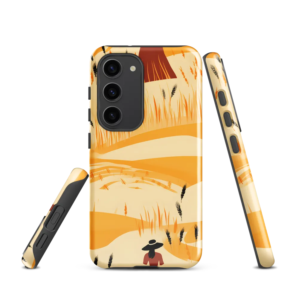 Embracing the Fields: A Floral Journey | Phone Case |  S23 | Tough Case | Glossy