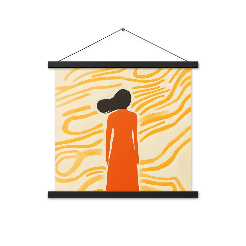 Connection to Serenity | Poster With Black Wood Hanger | 18″×18″