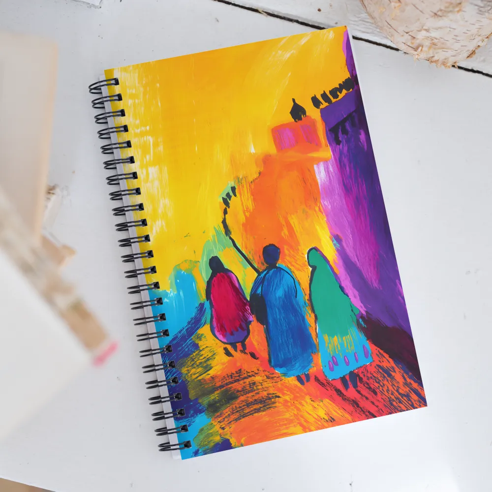 Journey Through Color | Spiral Notebook