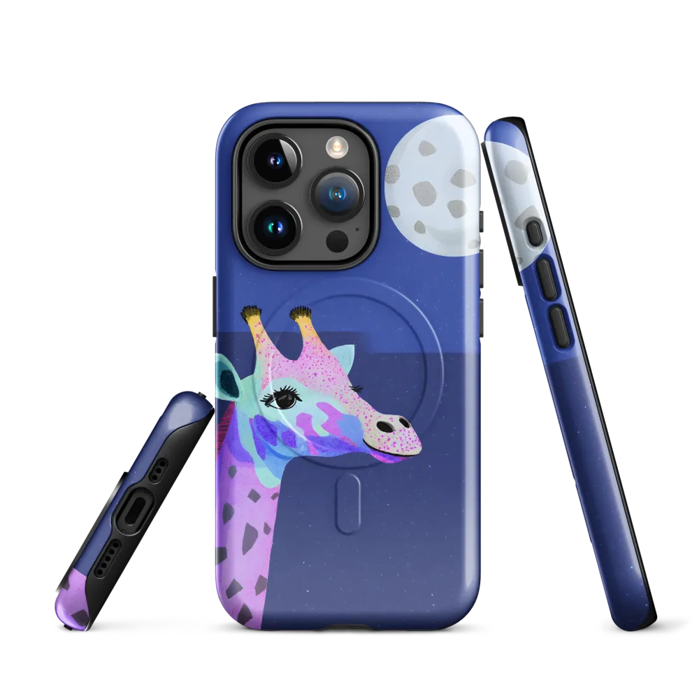 Whimsical Giraffe Under the Stars
