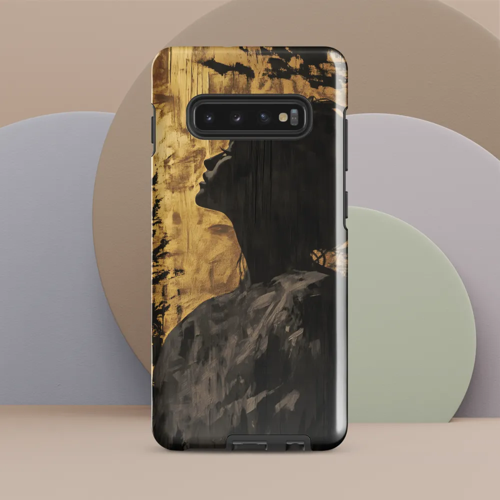 Silhouette of Contemplation | Phone Case |  S10 Plus | Tough Case | Glossy