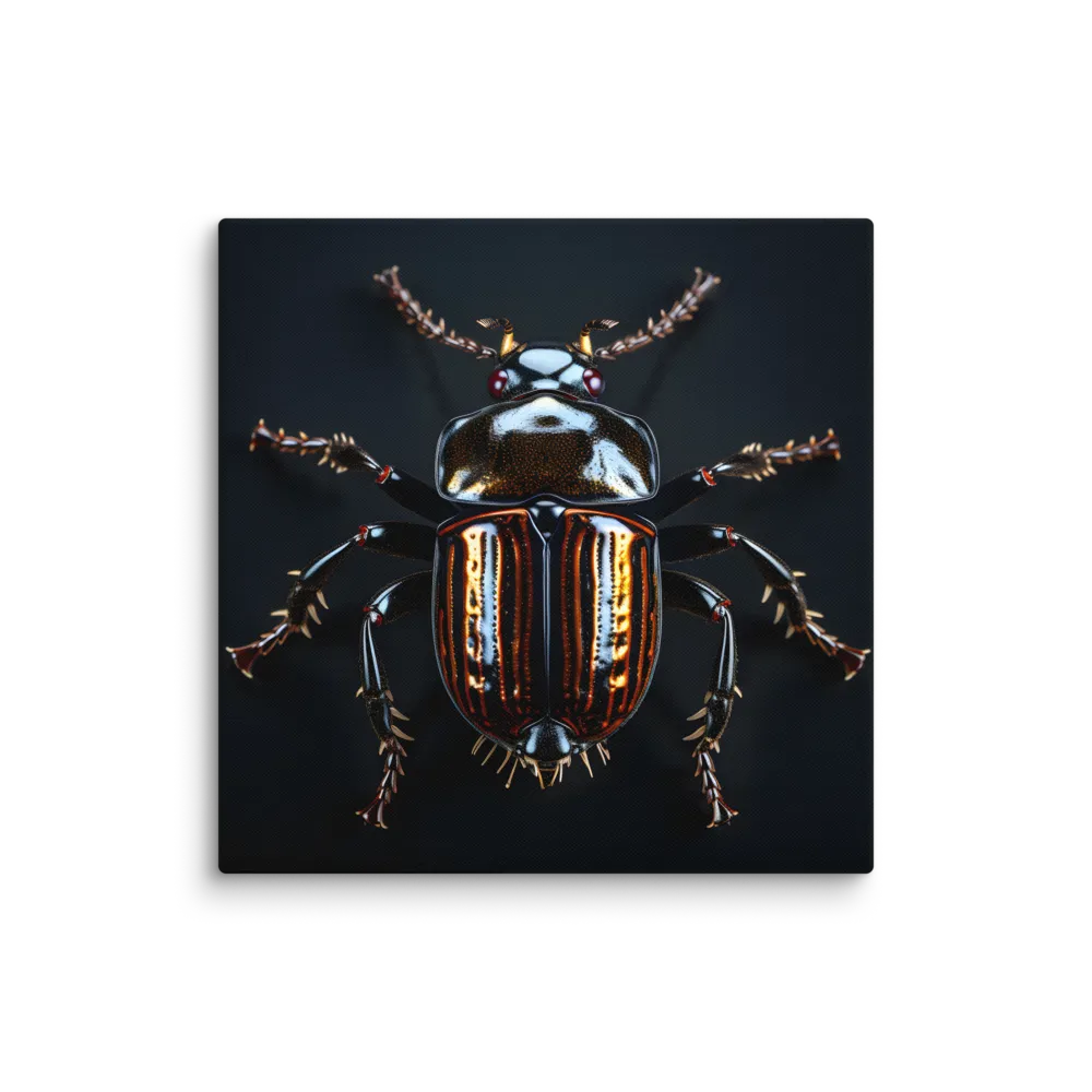 Luminous Insect Majesty | Canvas | 37″×37″