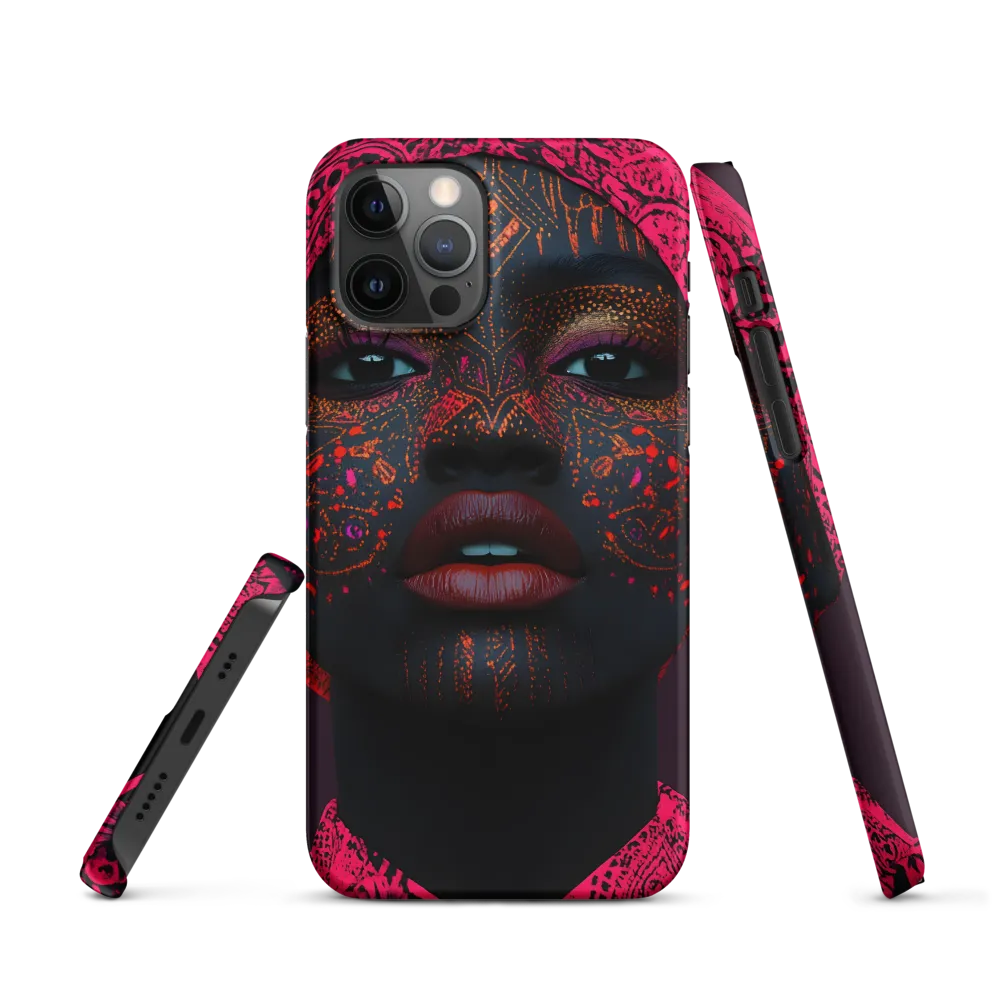 Neon Adornments: A Portrait of Cultural Expression
