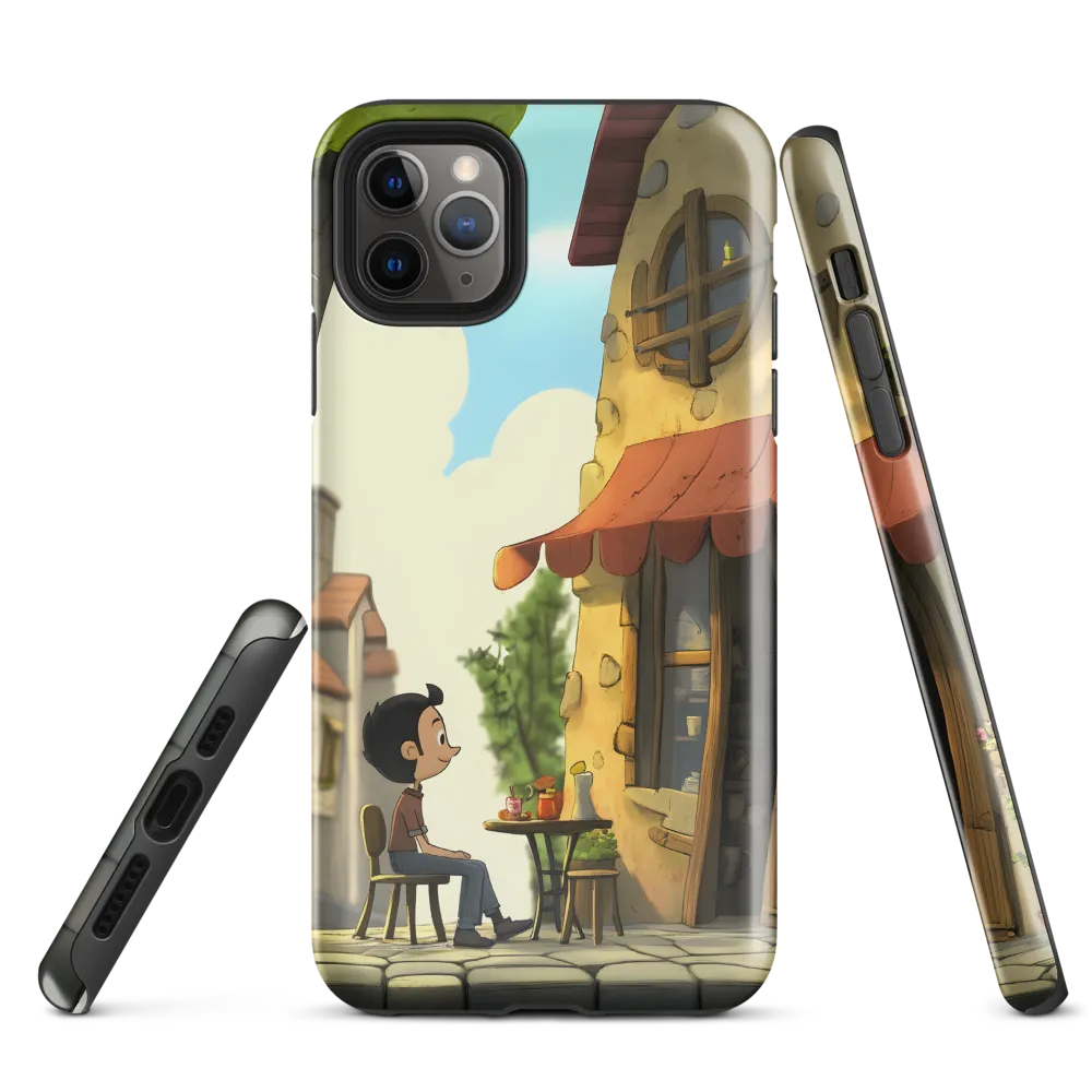 A Moment of Wonder at the Cafe | Phone Case |  11 Pro Max | Tough Case | Glossy