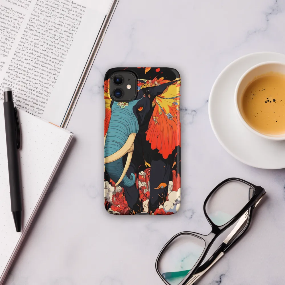 Majesty of the Floral Elephant | Phone Case |  11 | Snap Case | Matte