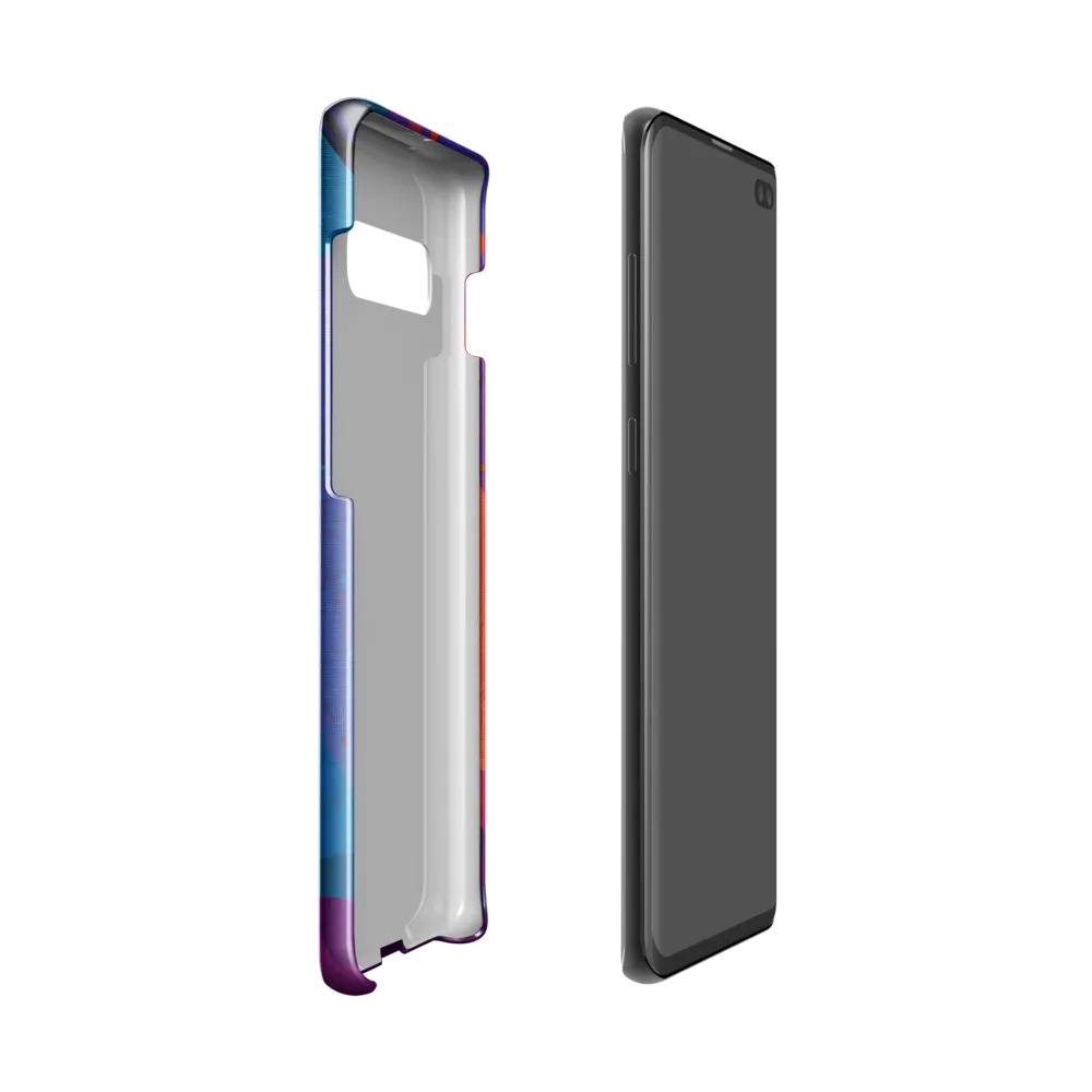 Cyan Profile with Magenta Mosaic