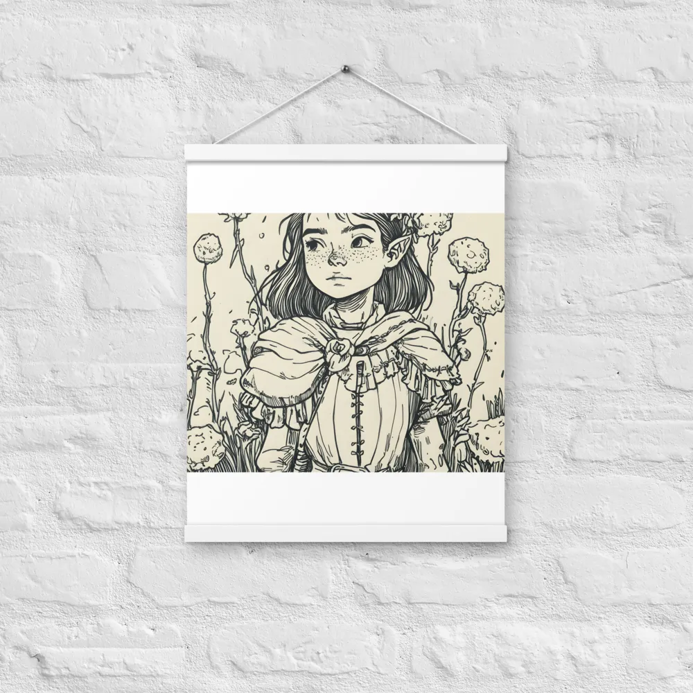 A Young Guardian of Nature | Poster With White Wood Hanger | 16″×20″