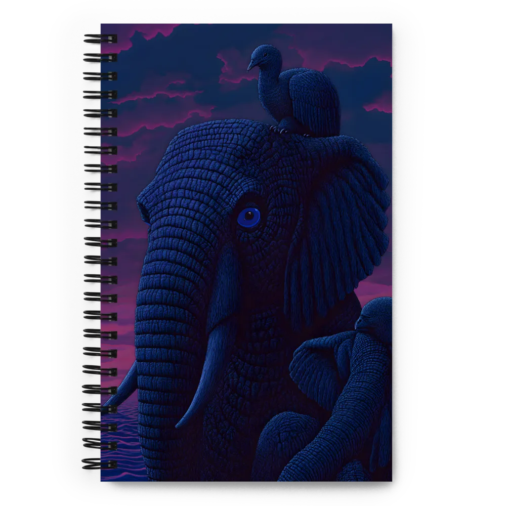 Harmony of the Blue Giant | Spiral Notebook