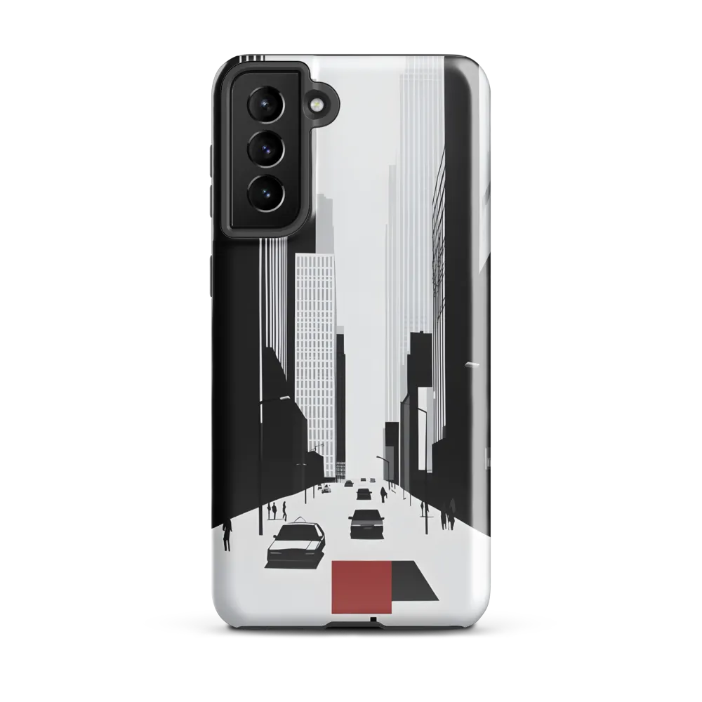 Urban Solitude: A Minimalistic Cityscape