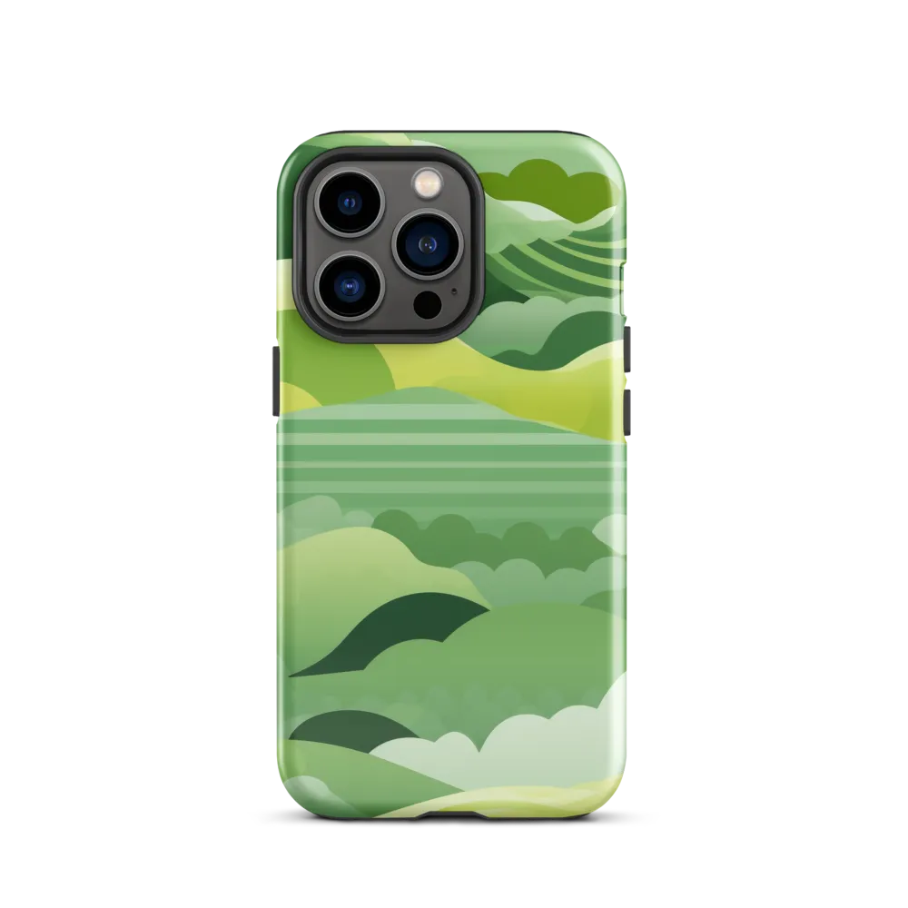 Tranquility in Green Waves