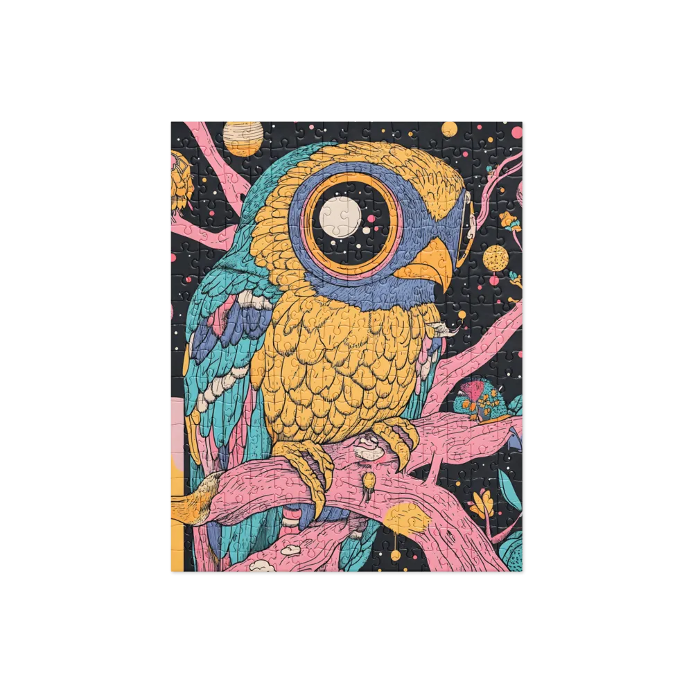 Whimsical Cosmic Owl | Jigsaw Puzzle | 252 pieces