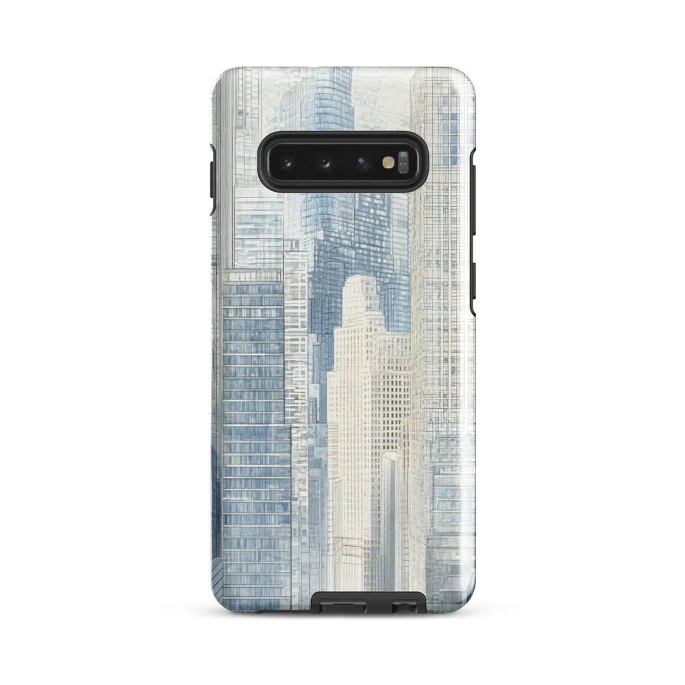 Urban Serenity: A Modern Cityscape | Phone Case |  S10 Plus | Tough Case | Glossy