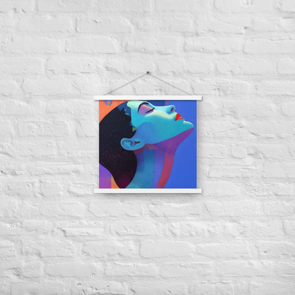 Ethereal Reverie | Poster With White Wood Hanger | 18″×18″