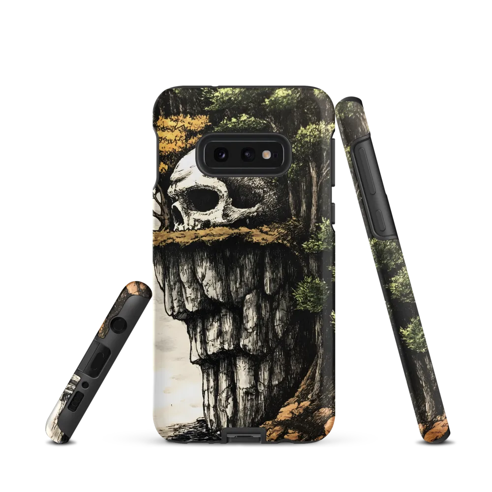 The Whispering Skull: A Surreal Encounter with Nature | Phone Case |  S10e | Tough Case | Matte