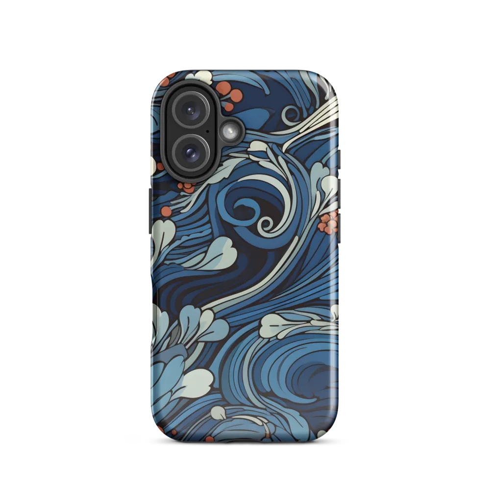 Nature's Elegance: An Oceanic Tapestry | Phone Case |  16 | Tough Case | Glossy