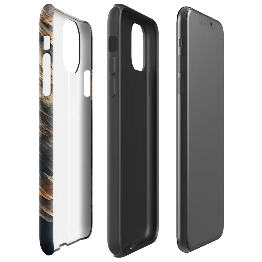 Ethereal Peaks: A Dance of Light and Shadow | Phone Case |  11 Pro Max | Tough Case | Glossy