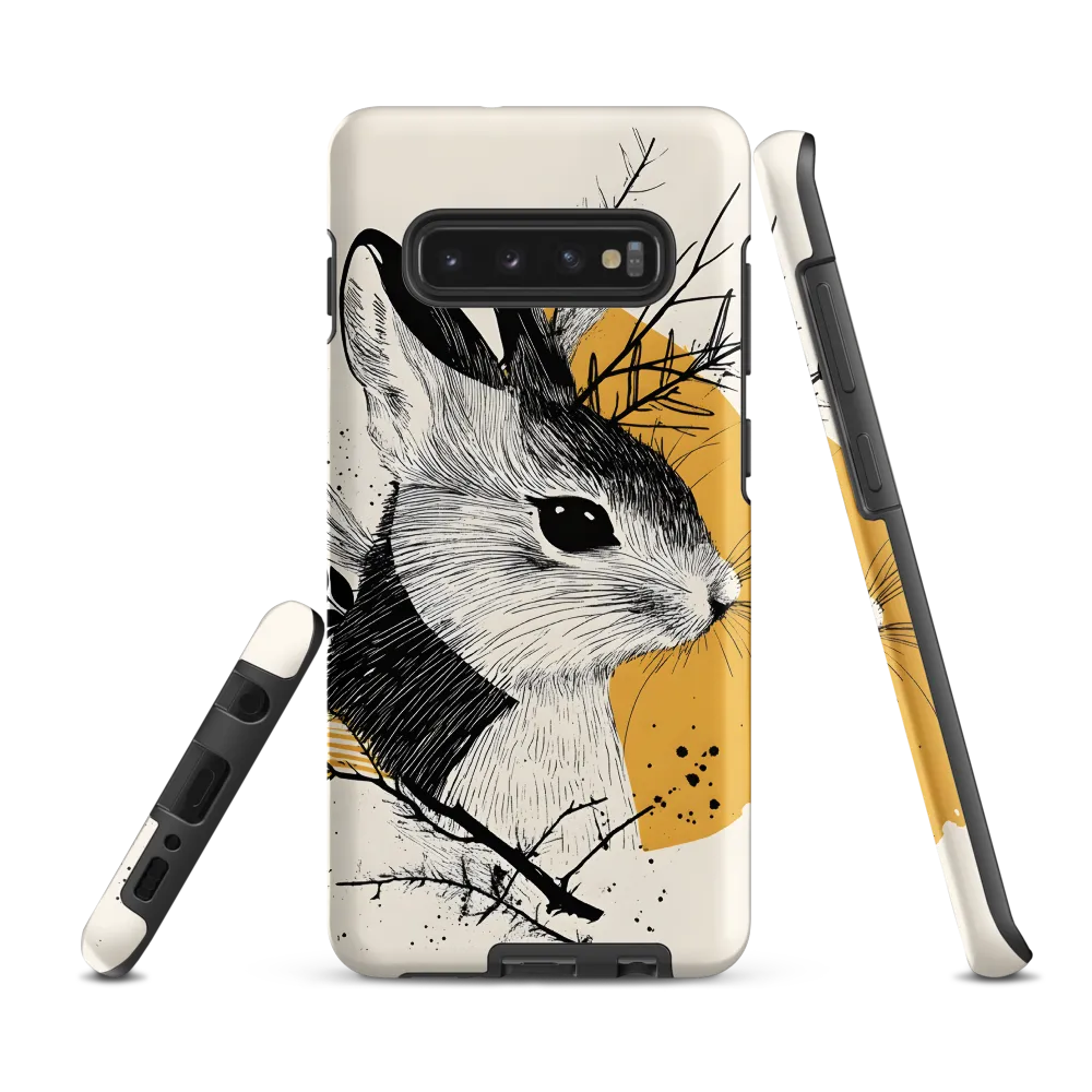 Ethereal Rabbit: A Study in Line Art