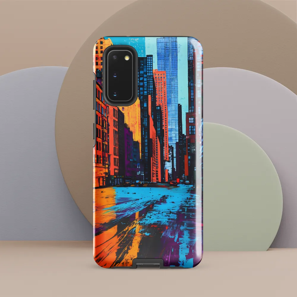 Vibrant Urban Horizons | Phone Case |  S20 | Tough Case | Glossy