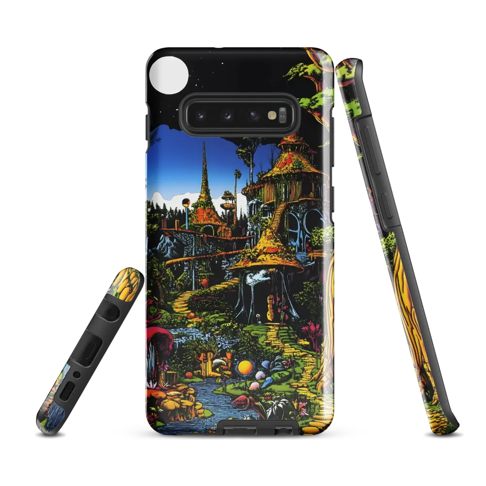 Whispers of a Neon Fantasy | Phone Case |  S10 Plus | Tough Case | Glossy