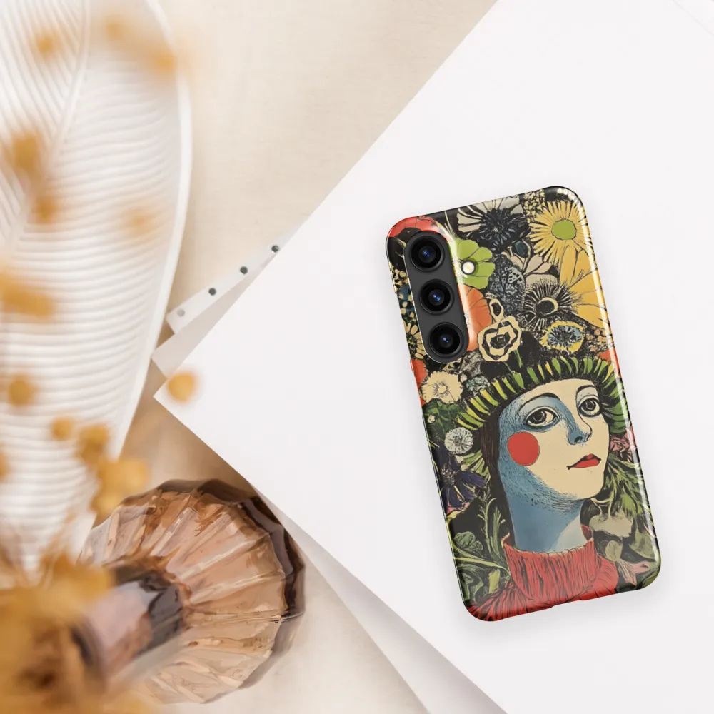 Floral Whimsy: A Portrait of Nature's Embrace